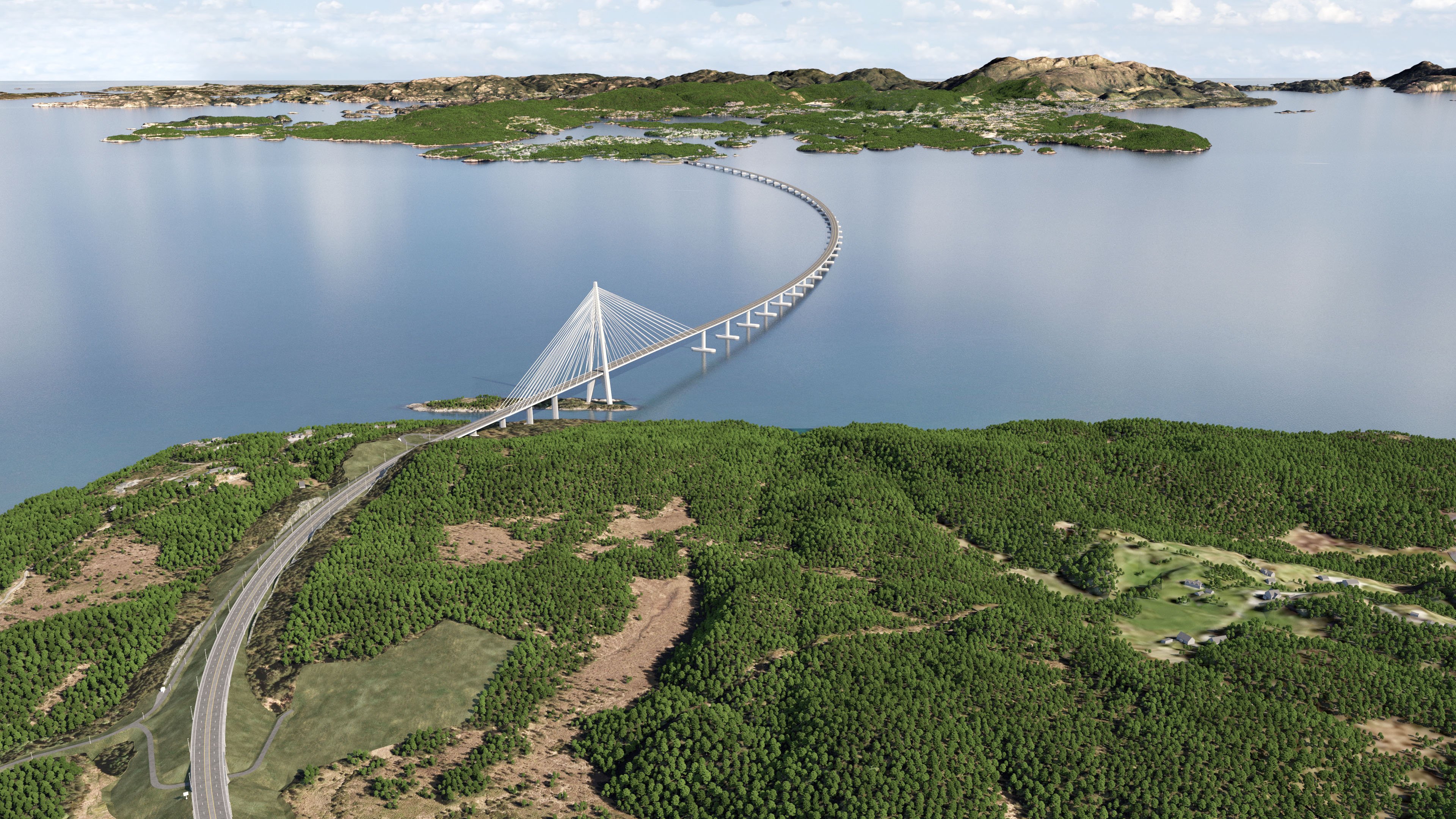 Bjørnafjordbrua - verdens lengste flytebru